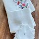 Embroidered tablecloth and 12 vintage napkins