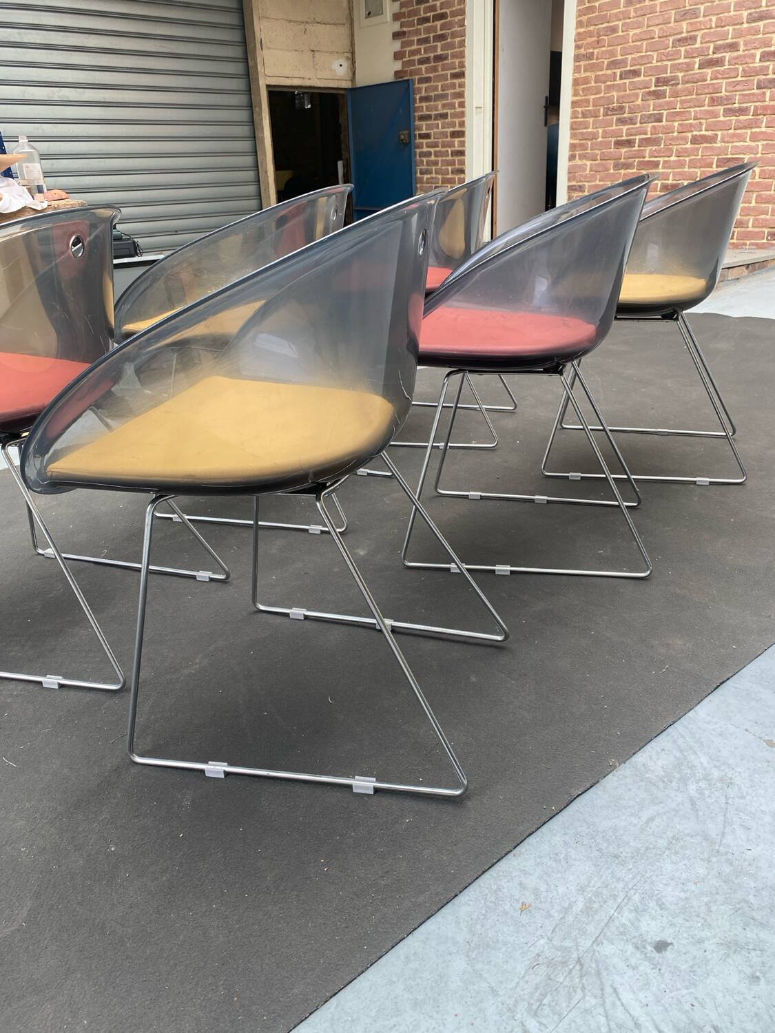 Set of 6 Italian chairs