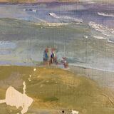 Oil on canvas vintage