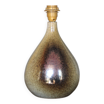 Vintage signed stoneware lamp, table lamp, lamp to place, pottery.