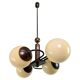 Czechoslovak rondocubist / Geometric Art Deco pendant lamp