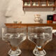 3 vintage glasses kristall krisla design taddei sistini