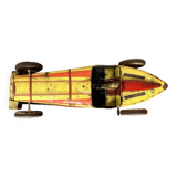 Charles Rossignol Bugatti 52 Tin Racing Car Toy from the 1930s