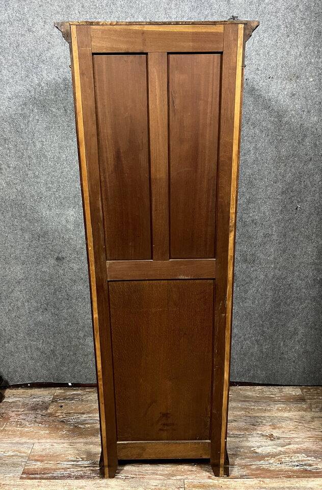 Empire style mahogany bookcase cabinet circa 1880 (A)