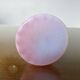 Vase, soliflore stelvia glass, italy, pink, orange and opalescent, 1960s