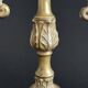 Pair of Napoleon III candelabra in brass, 19th century