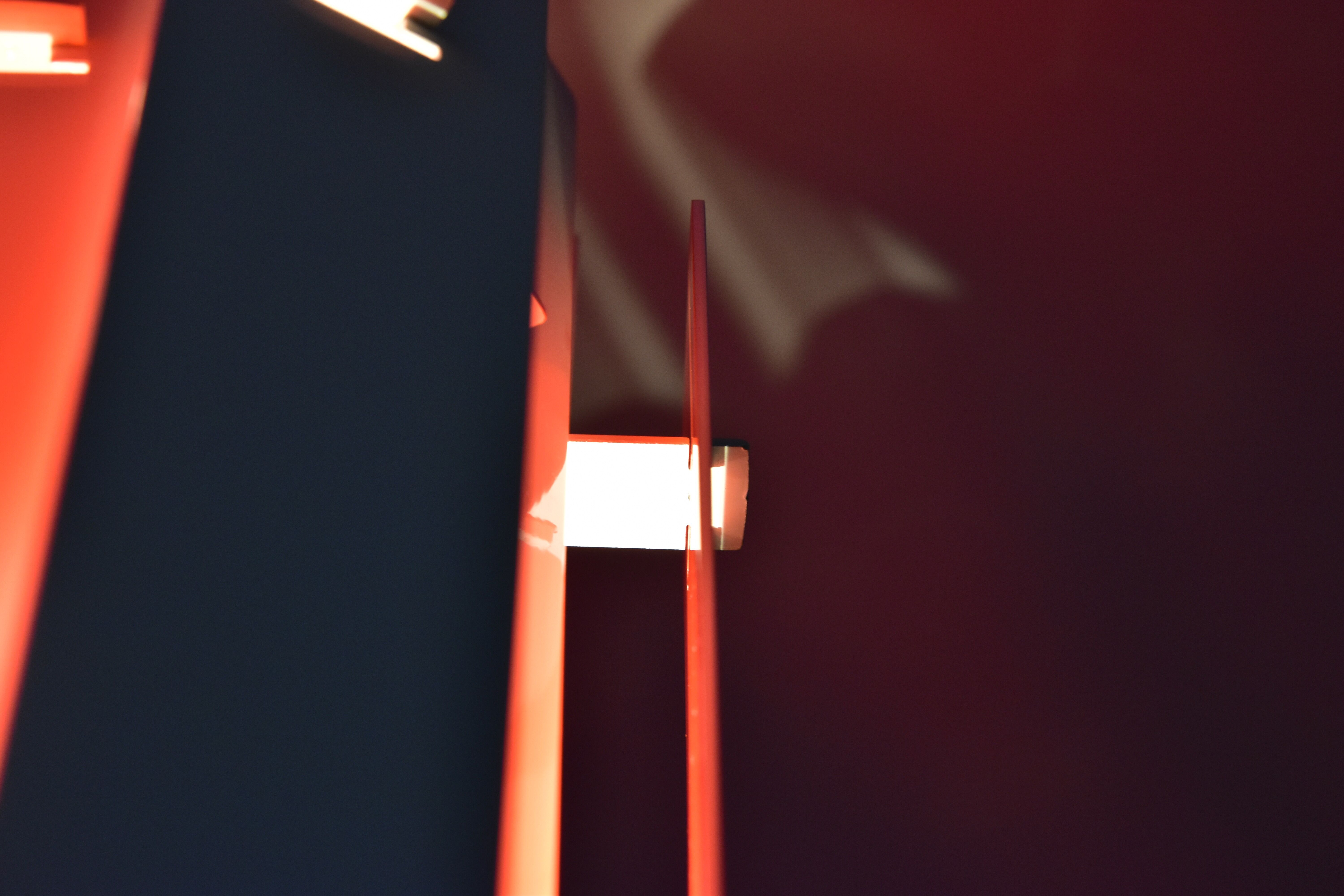 Cocktail Pendant by Henning Rehhof for Fog & Mørup in Red and White, 1970s