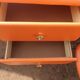 Ensemble bureau et chaise vintage année 70 skai et chrome