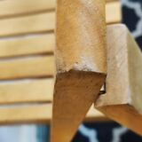 Chaises pliantes en bois