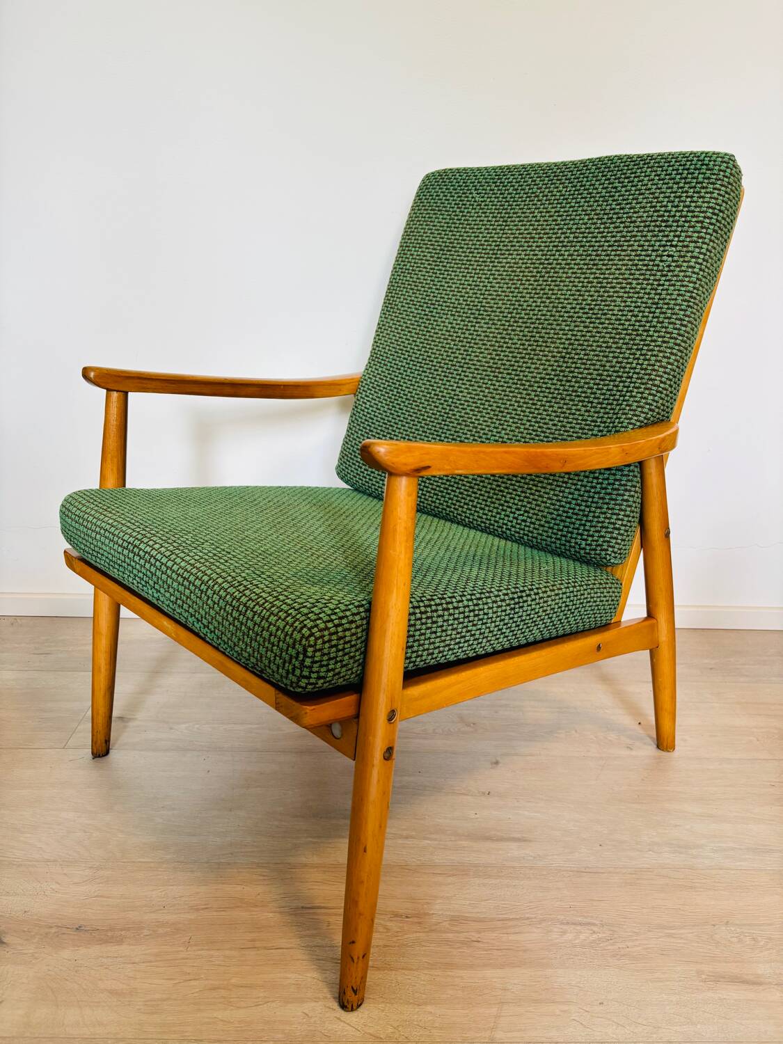 Fauteuil de salon vintage de Tchécoslovaquie des années 1960