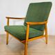 Fauteuil de salon vintage de Tchécoslovaquie des années 1960