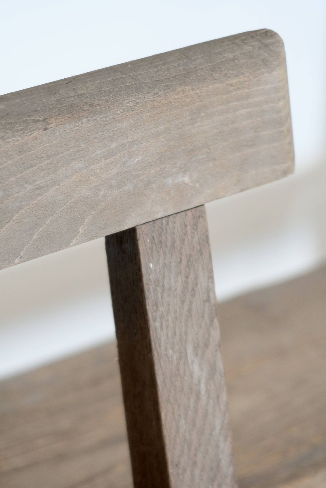 Pair of old wooden church benches – rustic chapel benches