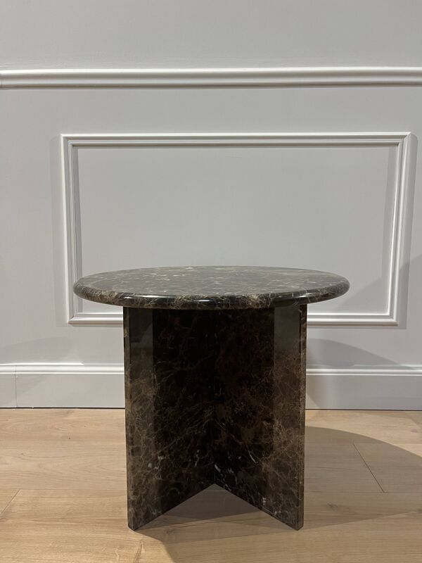 table appoint en marbre marron emperador table marbre marron dark