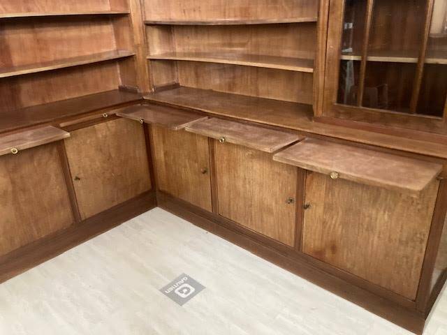 Old corner pharmacy cabinet