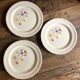 3 assiettes vintage