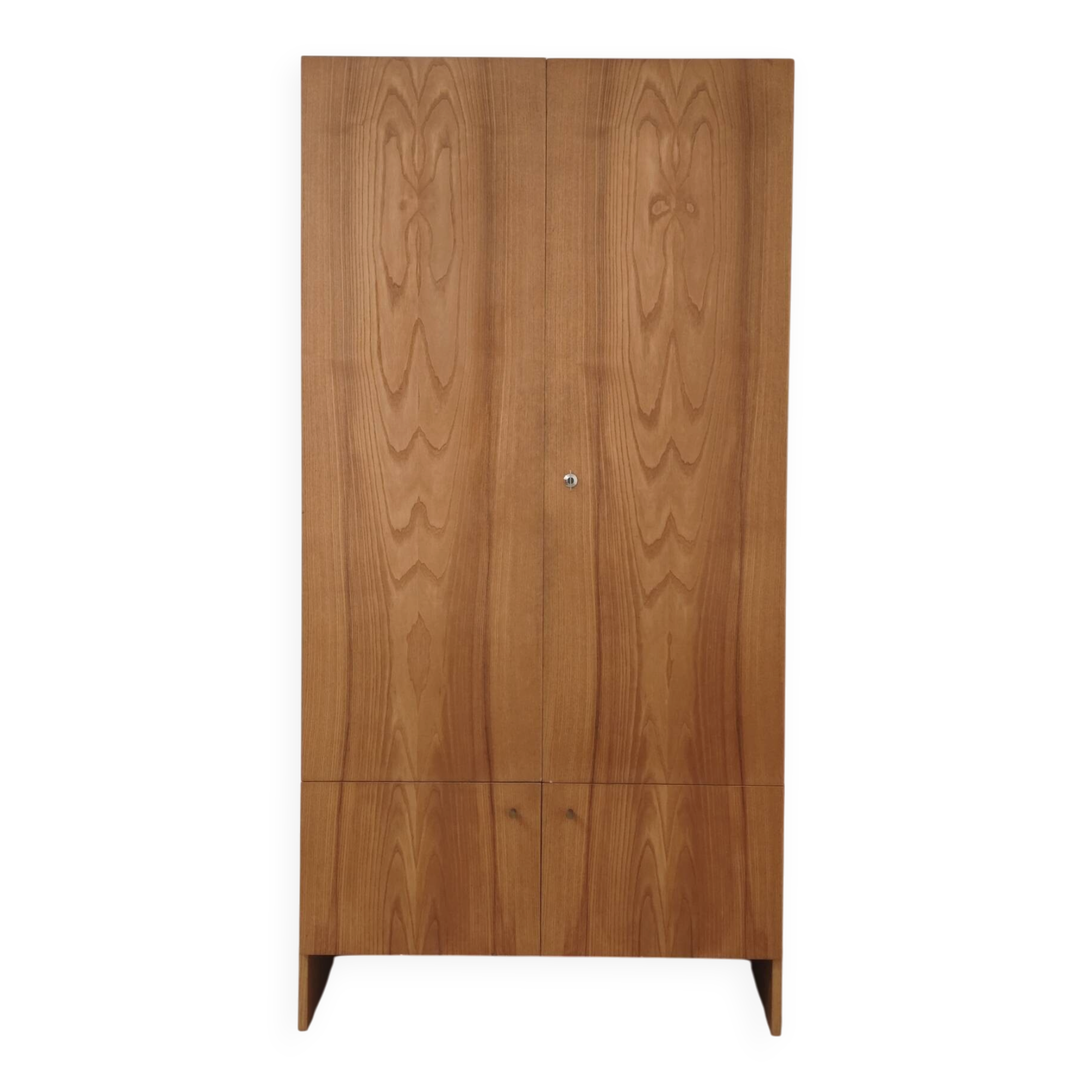 Large wooden wardrobe Drevotex 1970