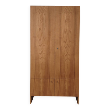 Large wooden wardrobe Drevotex 1970