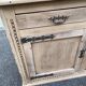 18th-century Parisian buffet renovated in raw wood, 150cm.