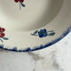 Mary-Lou hand-painted deep plate Digoin Sarreguemines
