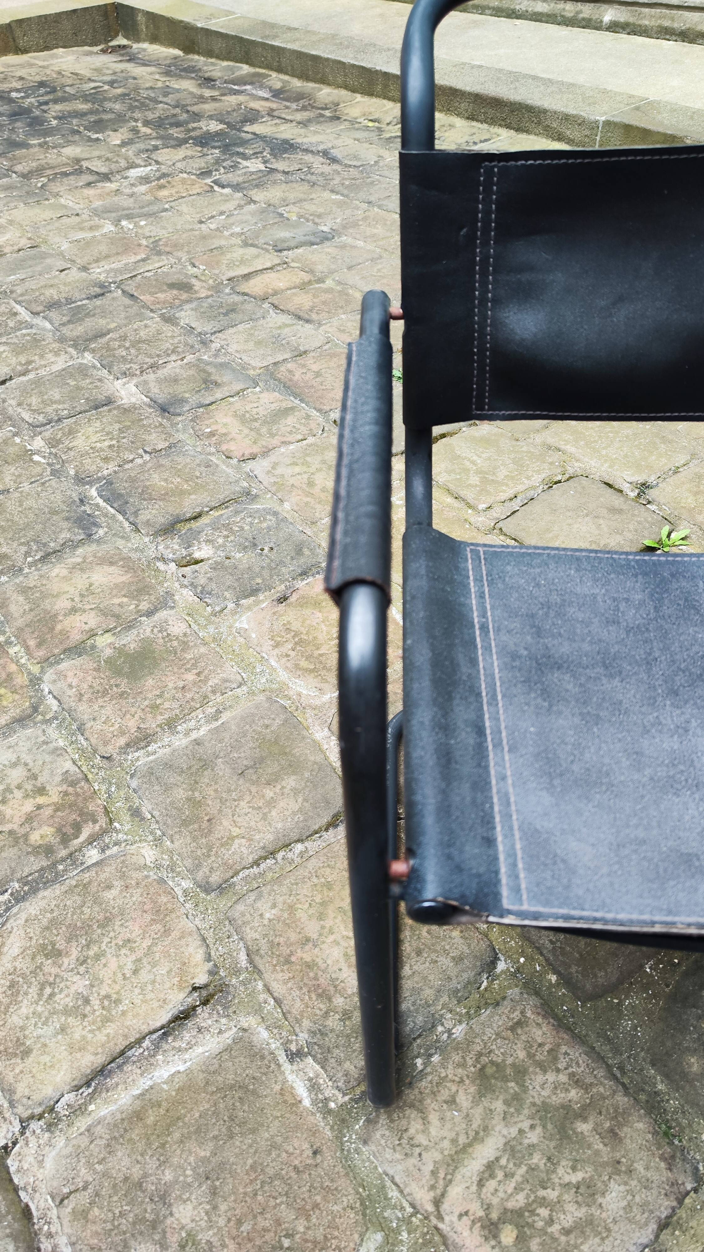 4 Cantilever Mart Stam chairs from the 80s S33 and 1 armchair s34