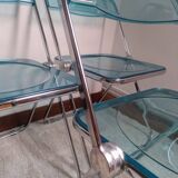 3 'Plia' chairs by Piretti for Castelli