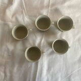 Set of 5 small coffee cups