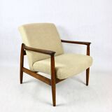 GFM-64 Armchair in Beige Bouclé attributed to Edmund Homa, 1970s