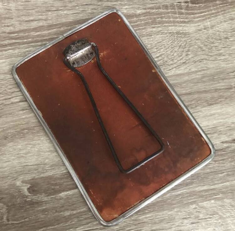 Vintage Beveled Barber Mirror