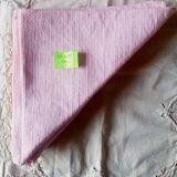 Lot de 5 serviettes anciennes teinte à la main