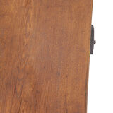 Brutalist solid elm coffee table, 1950