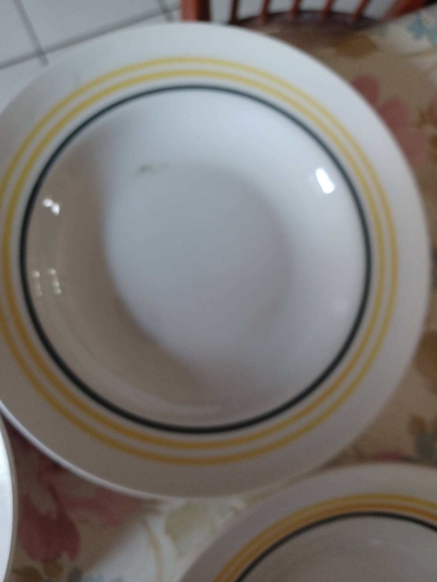 Set of 7 deep plates Moulins des Loups