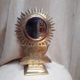 AranMula Kannadi magic mirror of the Kerala Lotus / Sun 20x31cm