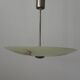 Art Deco ceiling light in green glass, 1940s, Germany