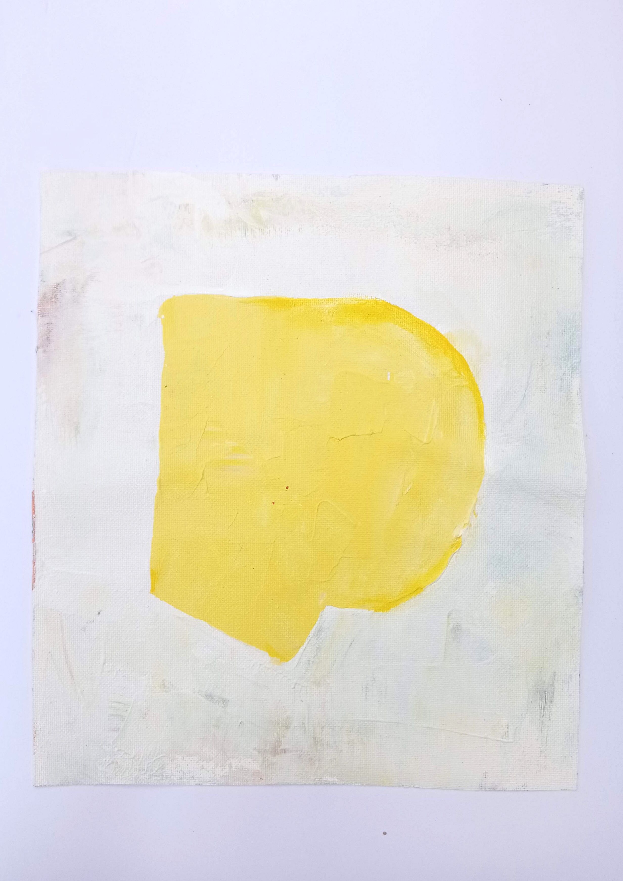 Geometric minimalist painting