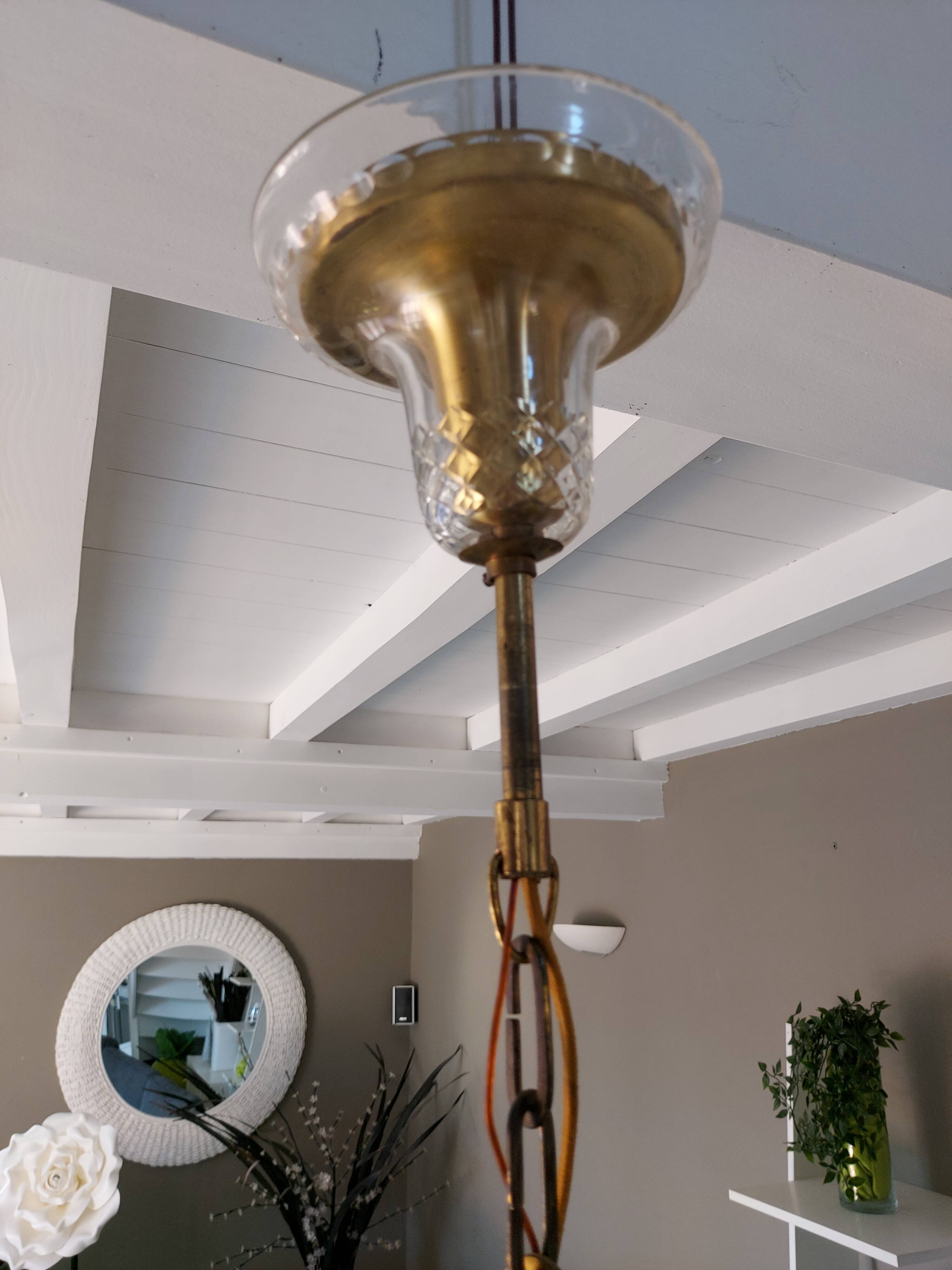 Venetian chandelier 8 Murano fires