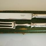 Service, covered to cut, leg christofle old model louis xv around 1900