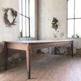 Vintage pine farm table