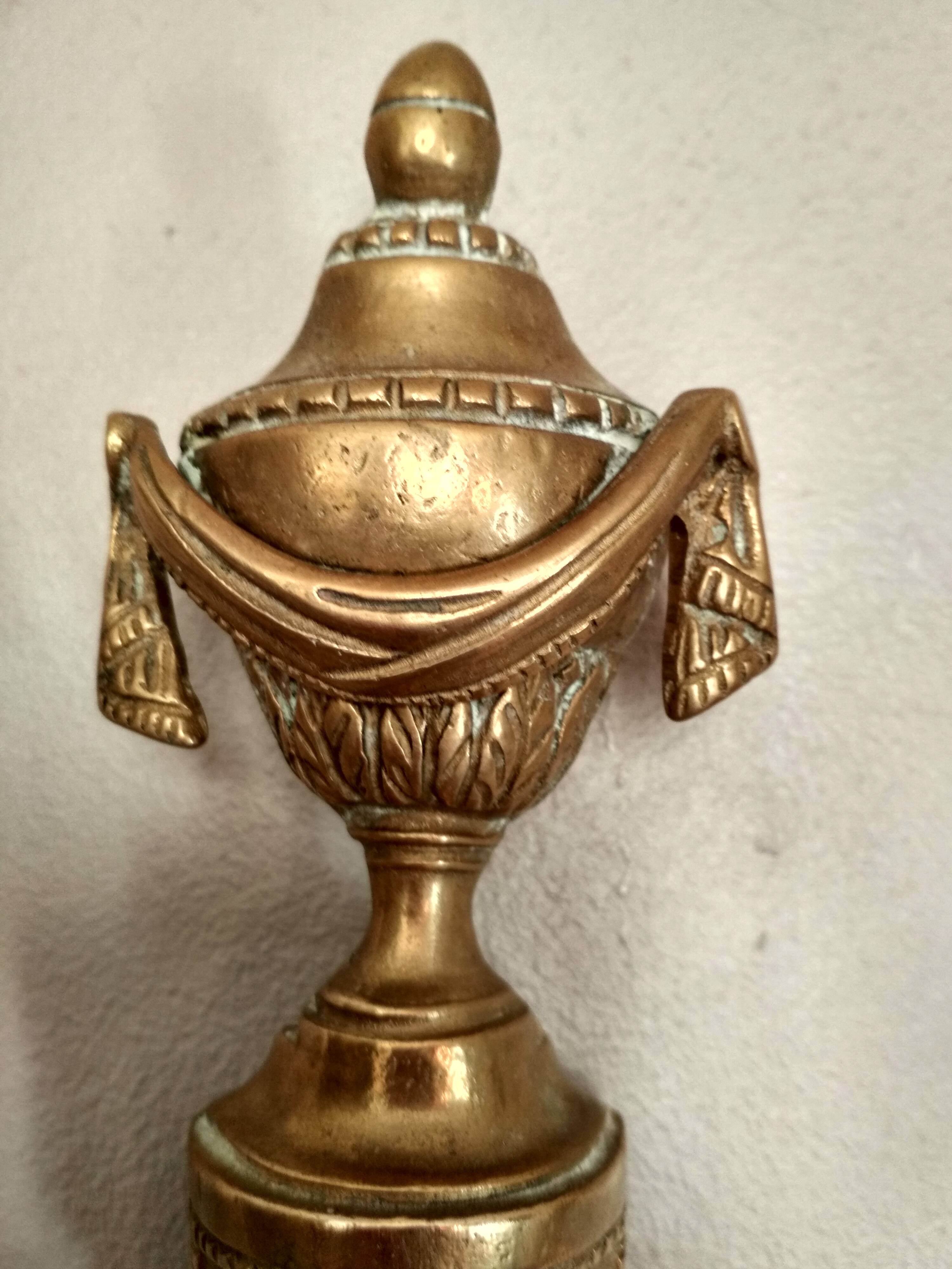 Old Wall Sconce bronze two torches style Napoleon III