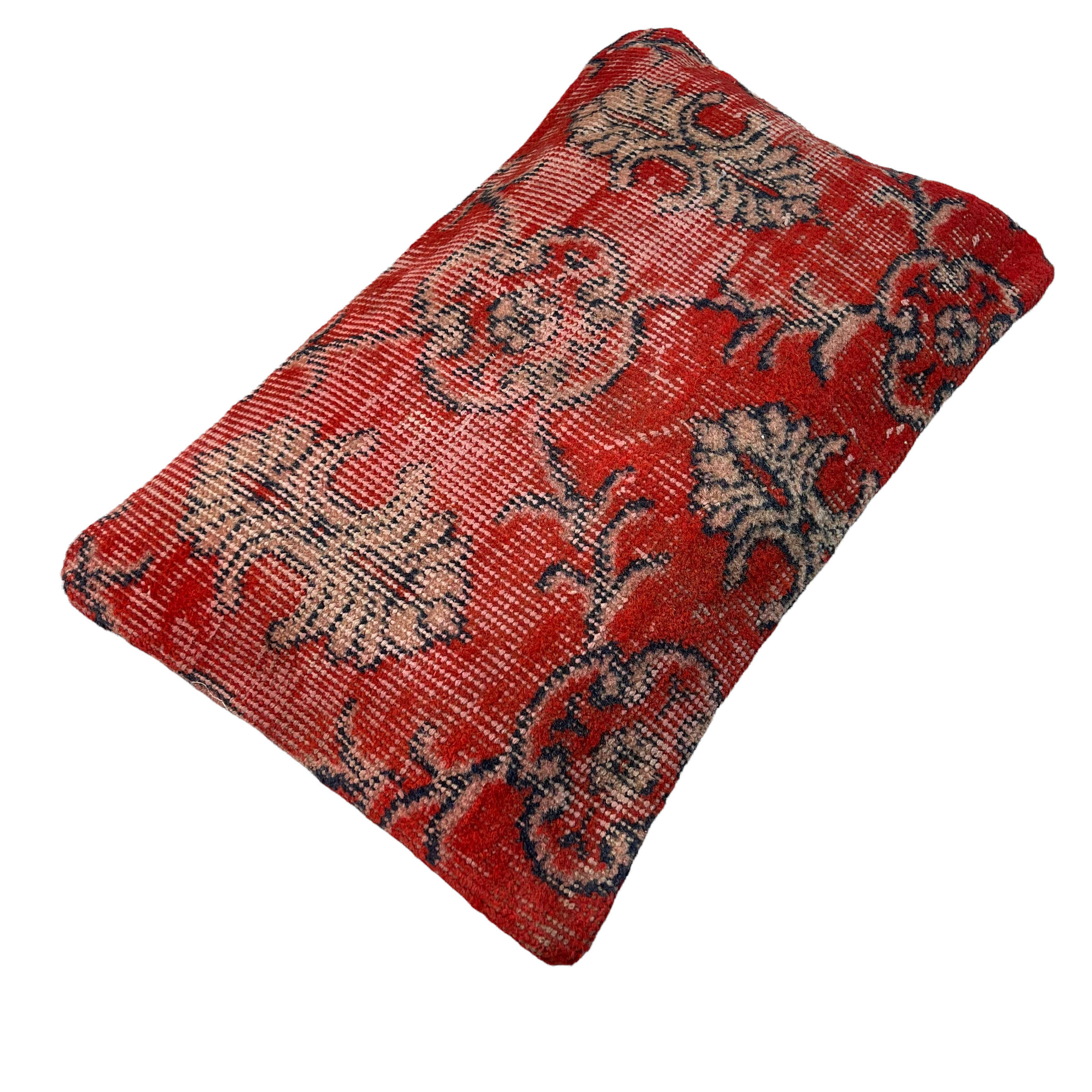 Vintage turkish rug cushion cover , 30 x 50 cm