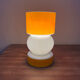 Lampe vintage en opaline