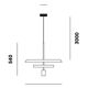 Suspension – Prandina Landing Glass S70