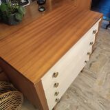 Commode vintage pieds compas
