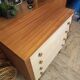 Vintage chest of drawers compass feet