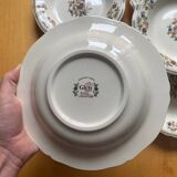 Gien - series of 6 hollow shortages