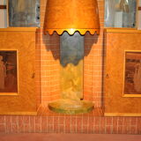 Radio bar and fireplace circa 50