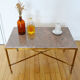 Brass marble coffee table 60s