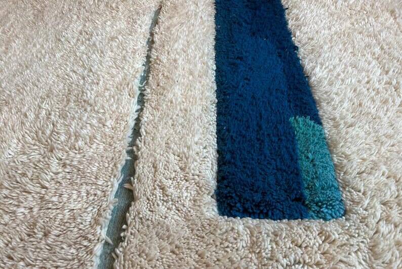 Large handmade Beni Ouraine rug
