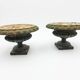 Pair of Medici vases in cast iron from the 19th century, 55cm wide.