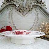 Old mounted earthenware plate