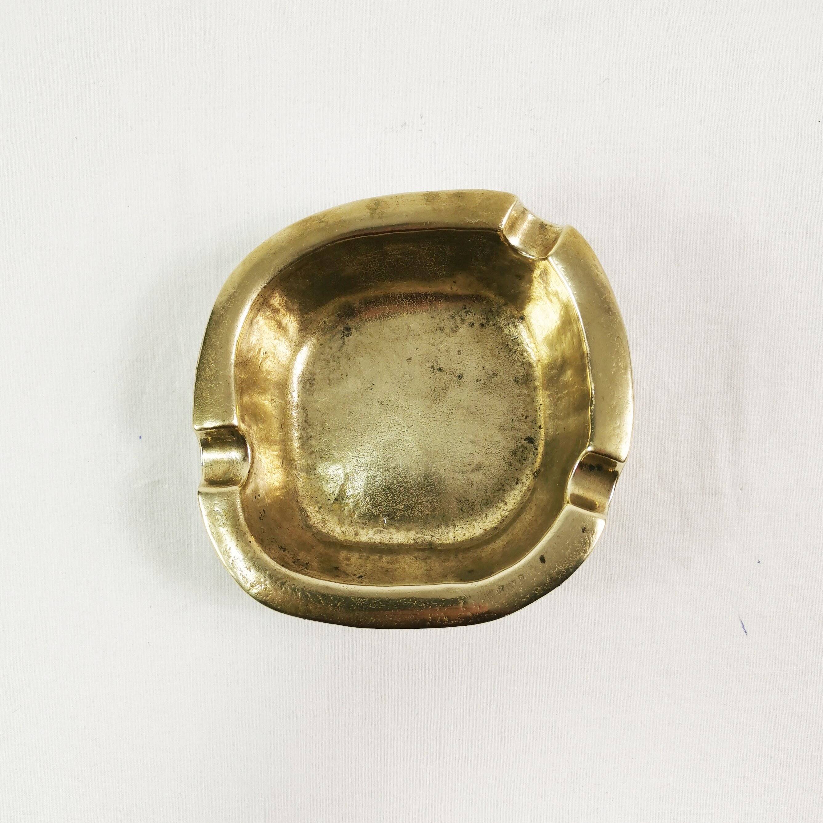 Art Deco brass ashtray, Germany, 1960s